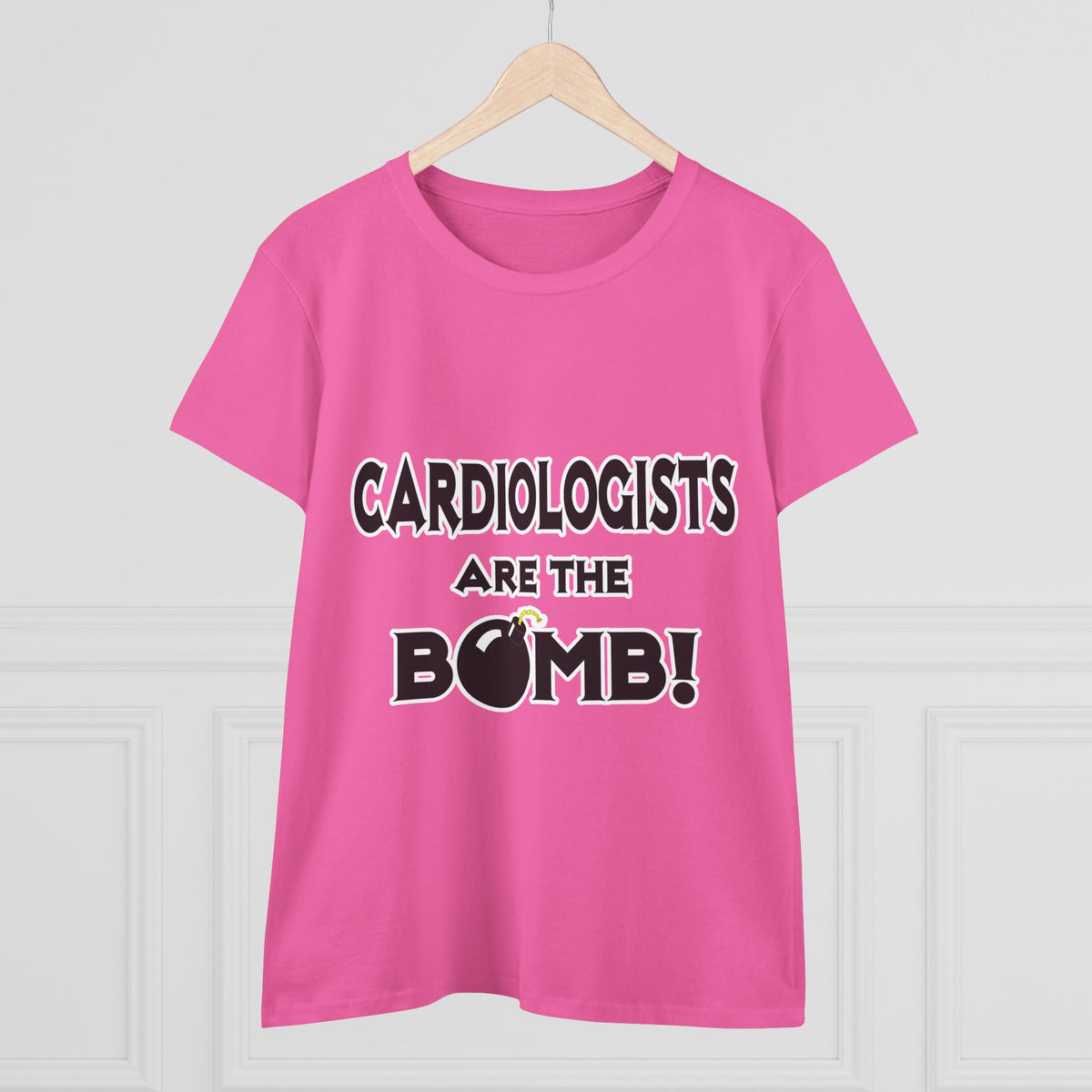 Cardiologists Are The Bomb! - Women's Midweight Cotton Tee