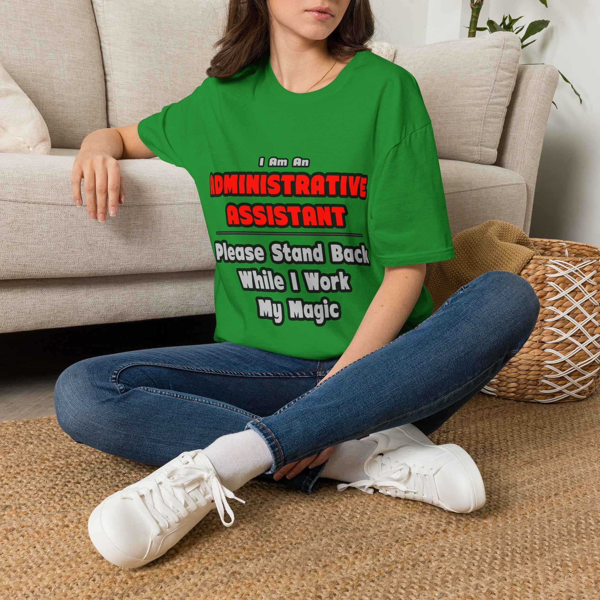 Administrative Assistant...Work My Magic - Unisex Softstyle T-Shirt