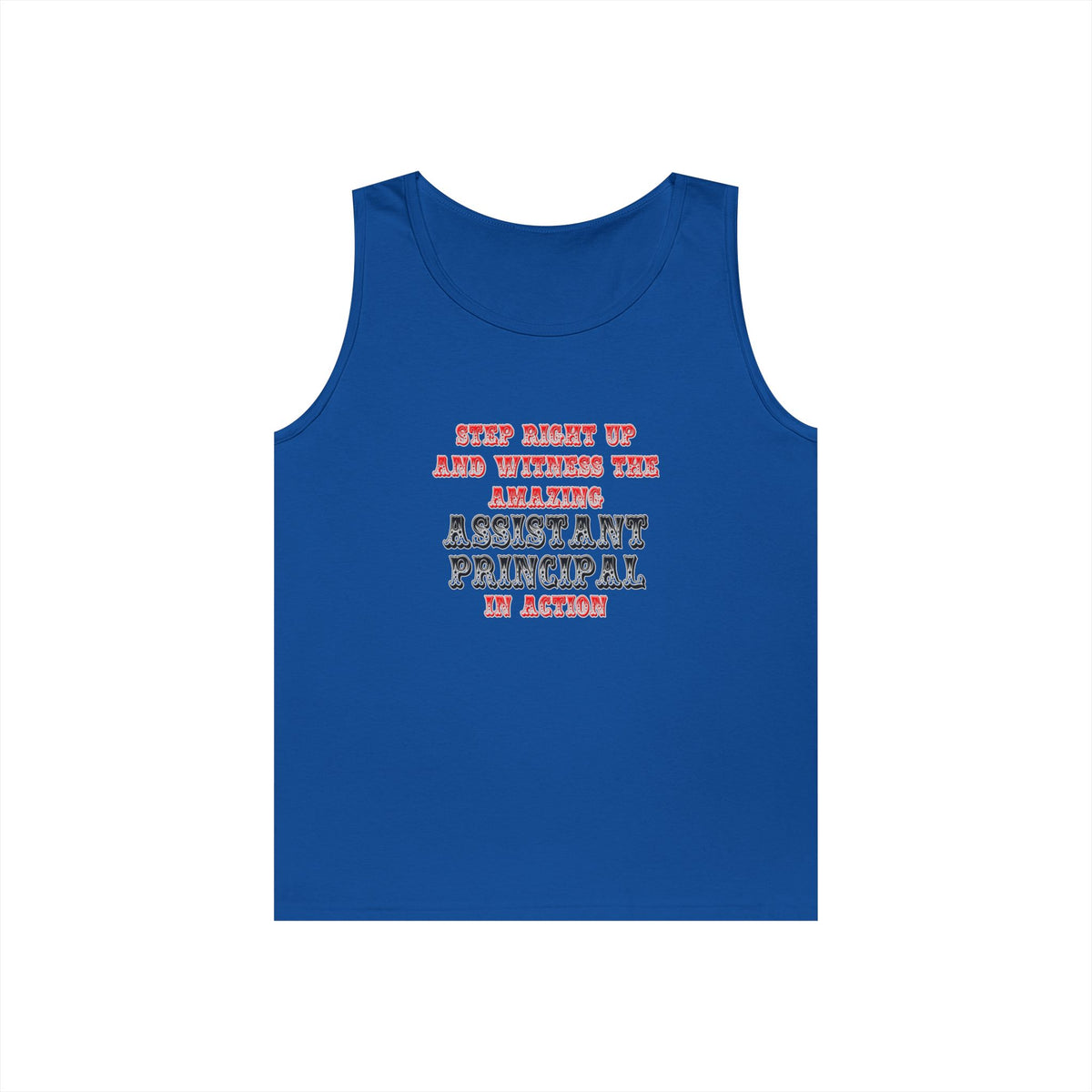 Amazing Assistant Principal In Action - Unisex Heavy Cotton Tank Top