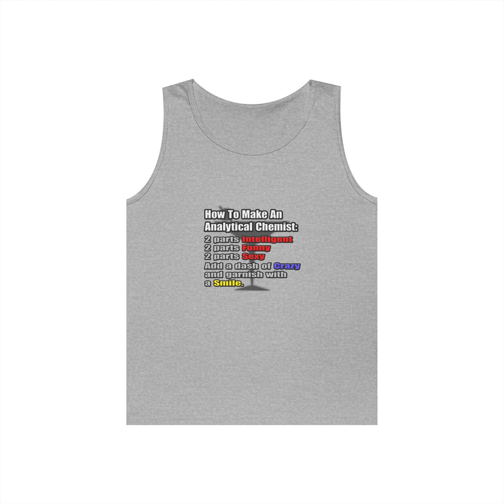 How To Make an Analytical Chemist - Unisex Heavy Cotton Tank Top