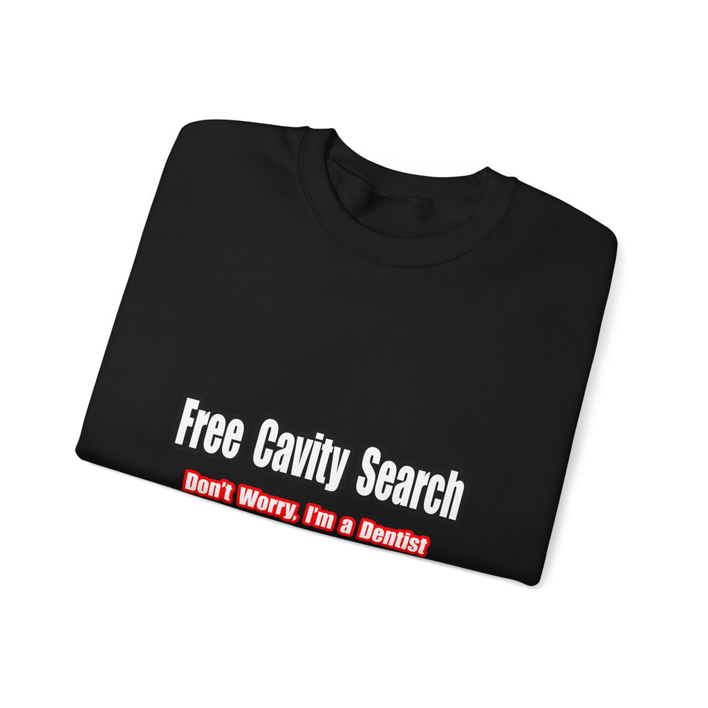 Free Cavity Search - Unisex Heavy Blend™ Crewneck Sweatshirt