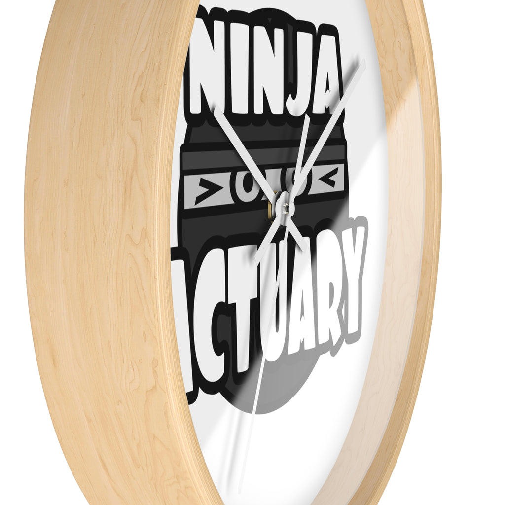 Ninja Actuary - Wall Clock