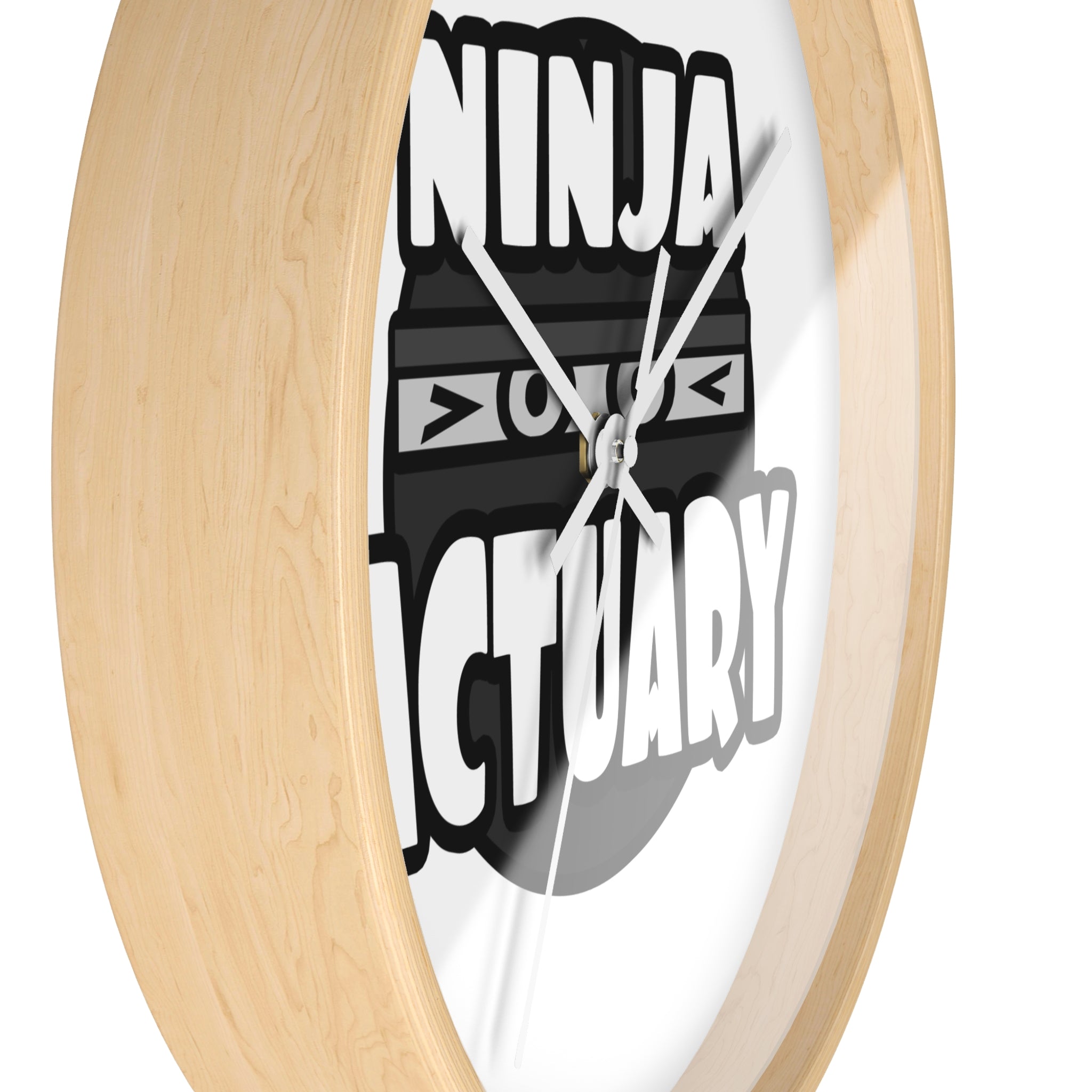 Ninja Actuary - Wall Clock