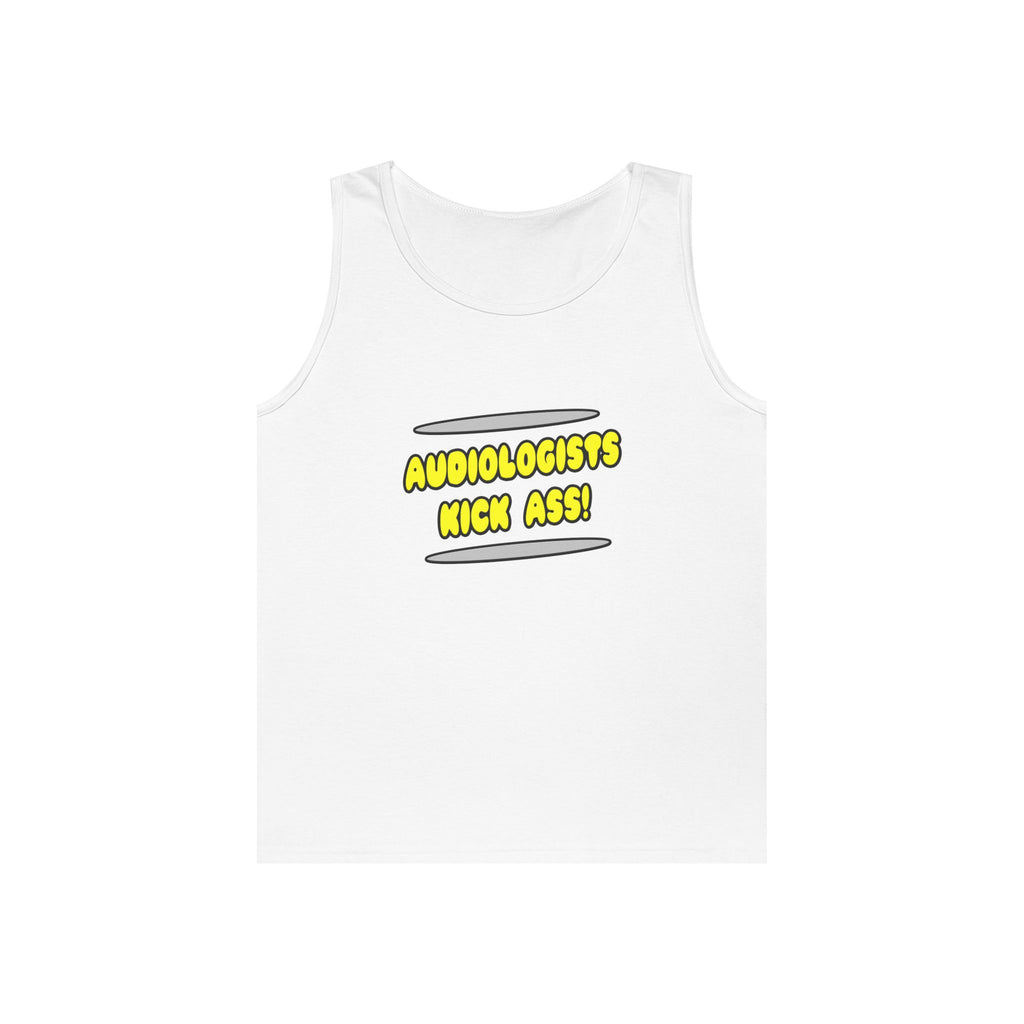 Audiologists Kick Ass! - Unisex Heavy Cotton Tank Top