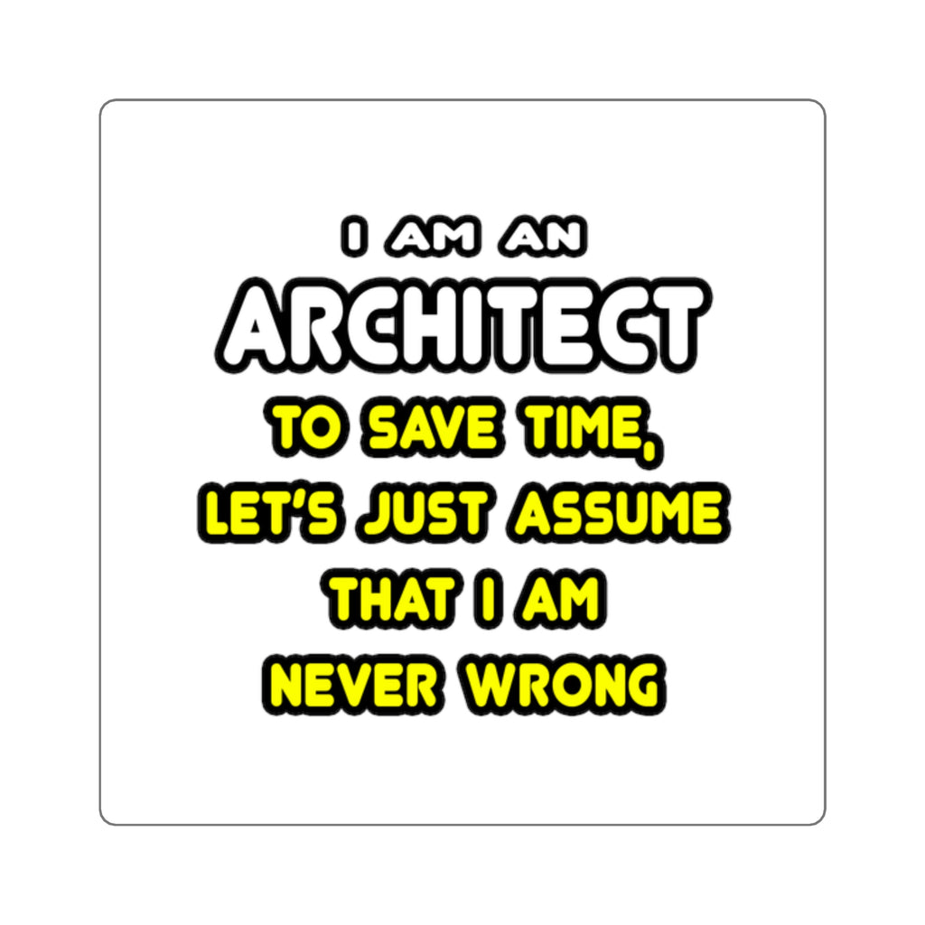 Funny Architect T Shirts and Gifts - Square Stickers