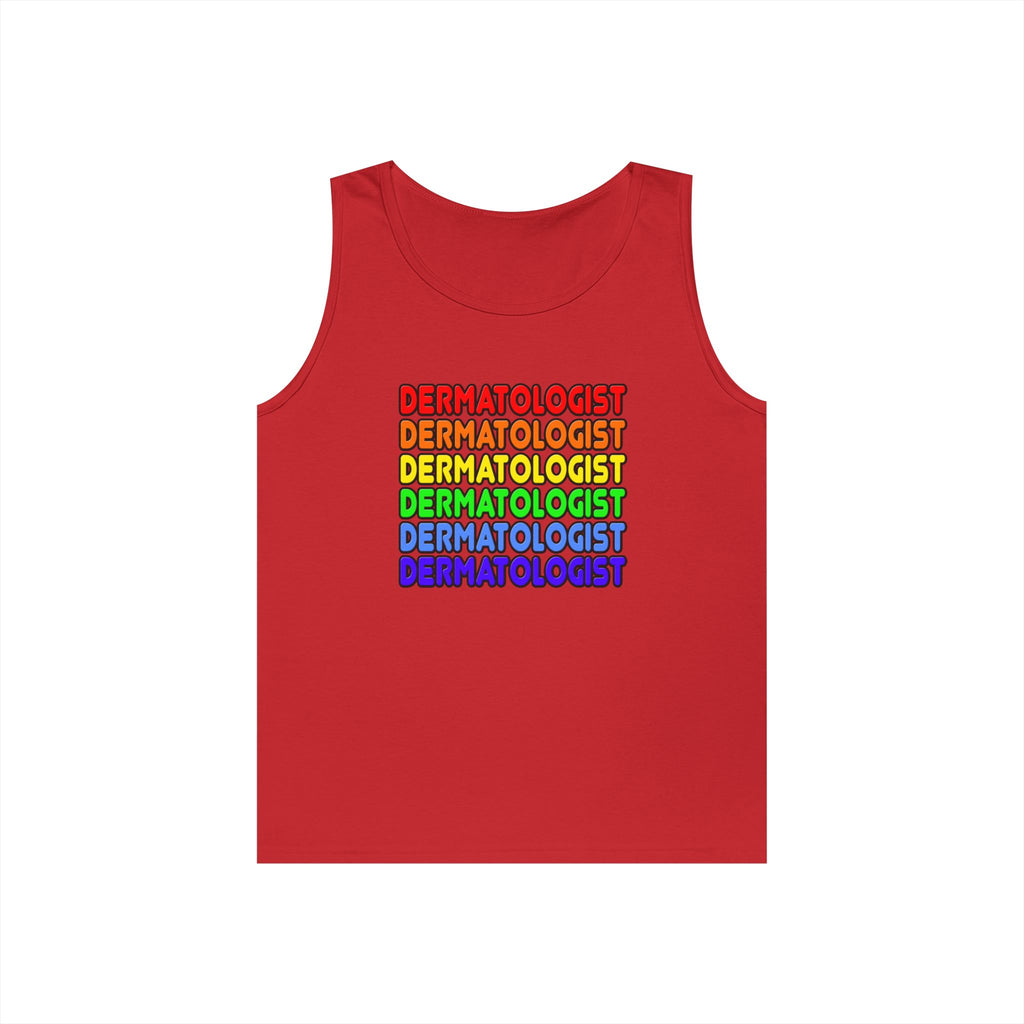 Rainbow Dermatologist - Unisex Heavy Cotton Tank Top