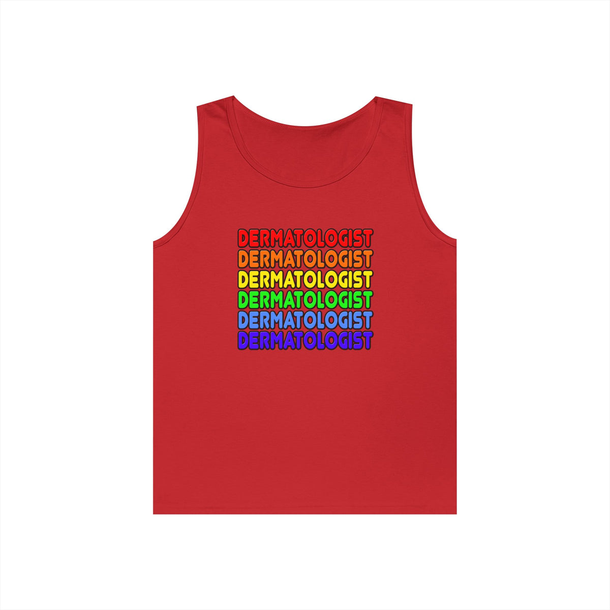 Rainbow Dermatologist - Unisex Heavy Cotton Tank Top