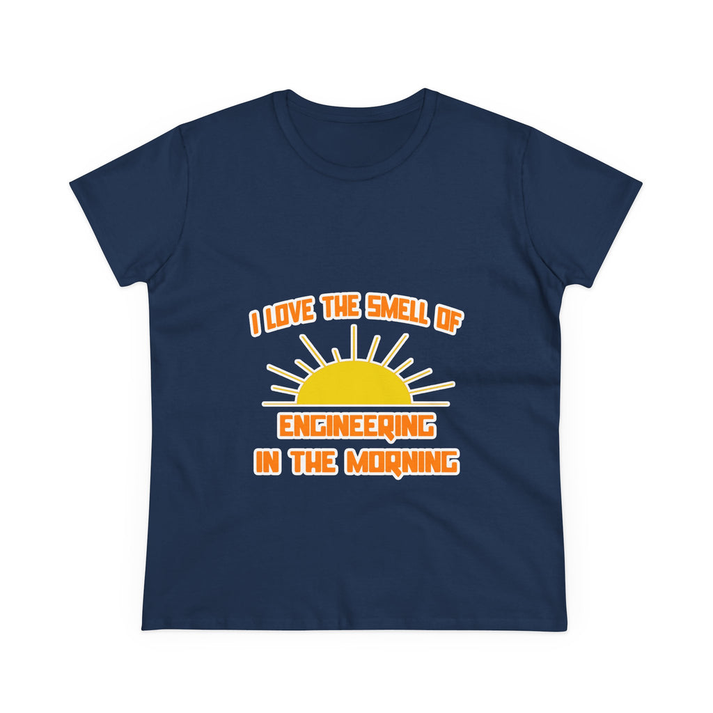 Smell of Engineering in the Morning - Women's Midweight Cotton Tee