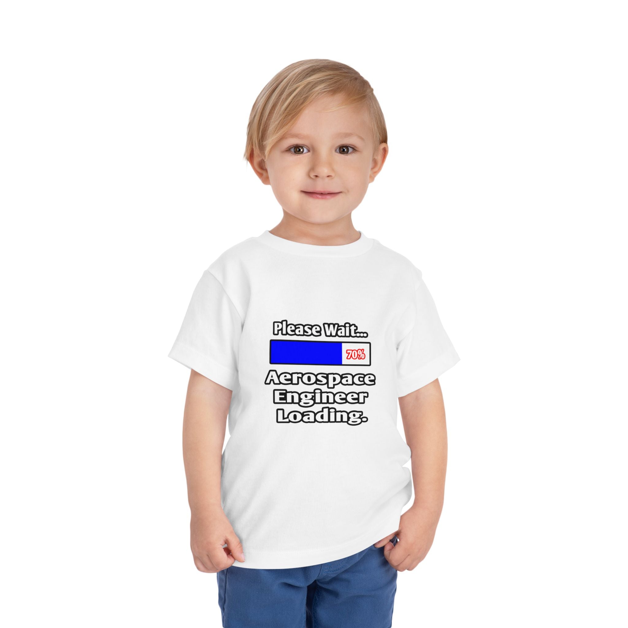 Please Wait...Aerospace Engineer Loading - Toddler Short Sleeve Tee
