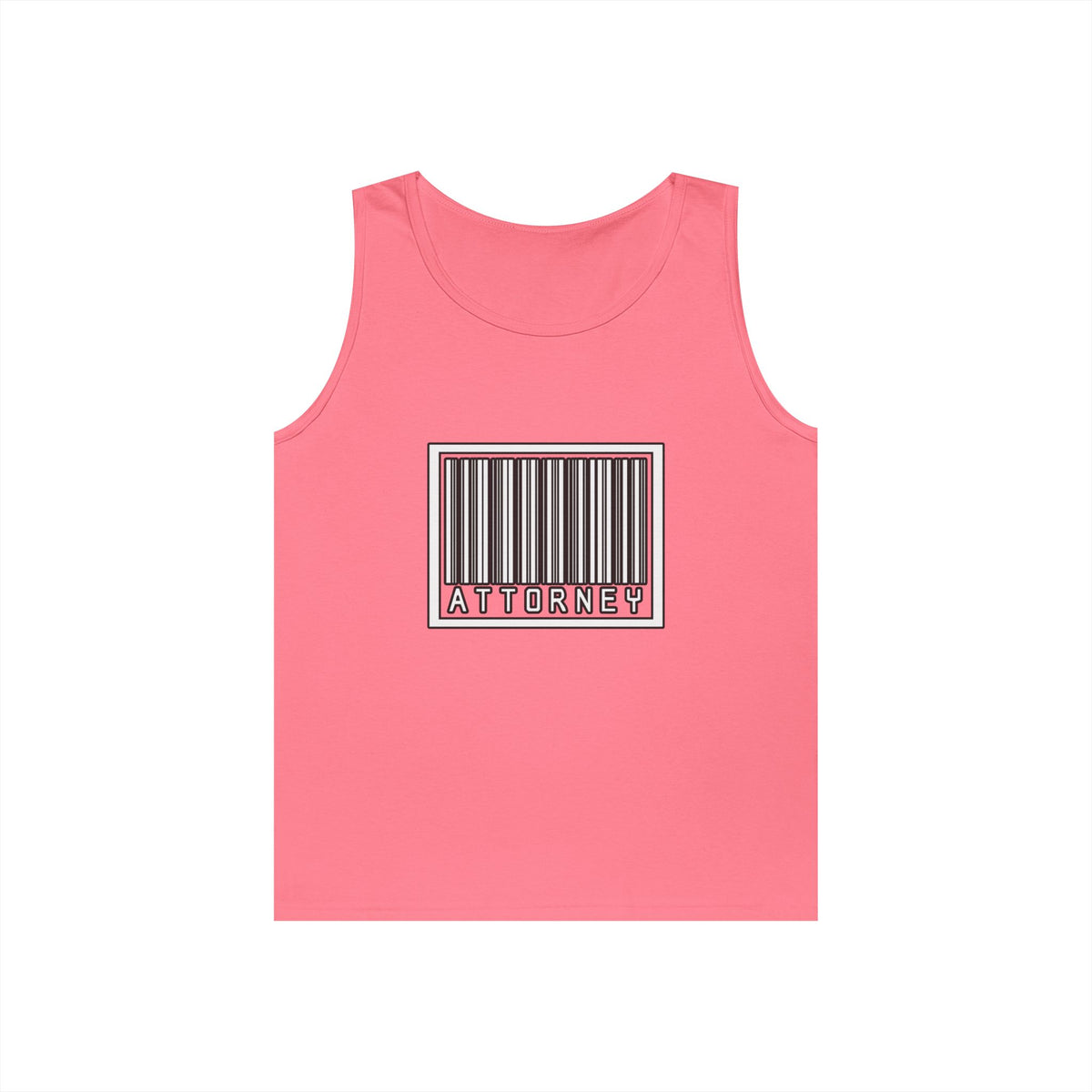 Barcode Attorney - Unisex Heavy Cotton Tank Top