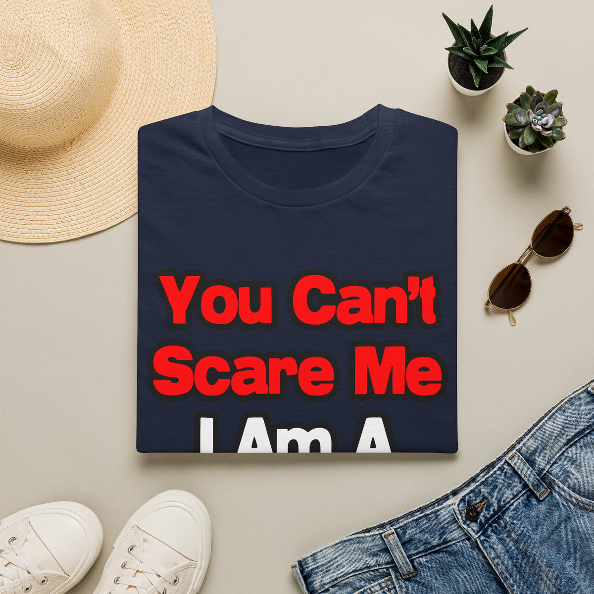 You Can't Scare Me...Bartender - Unisex Softstyle T-Shirt