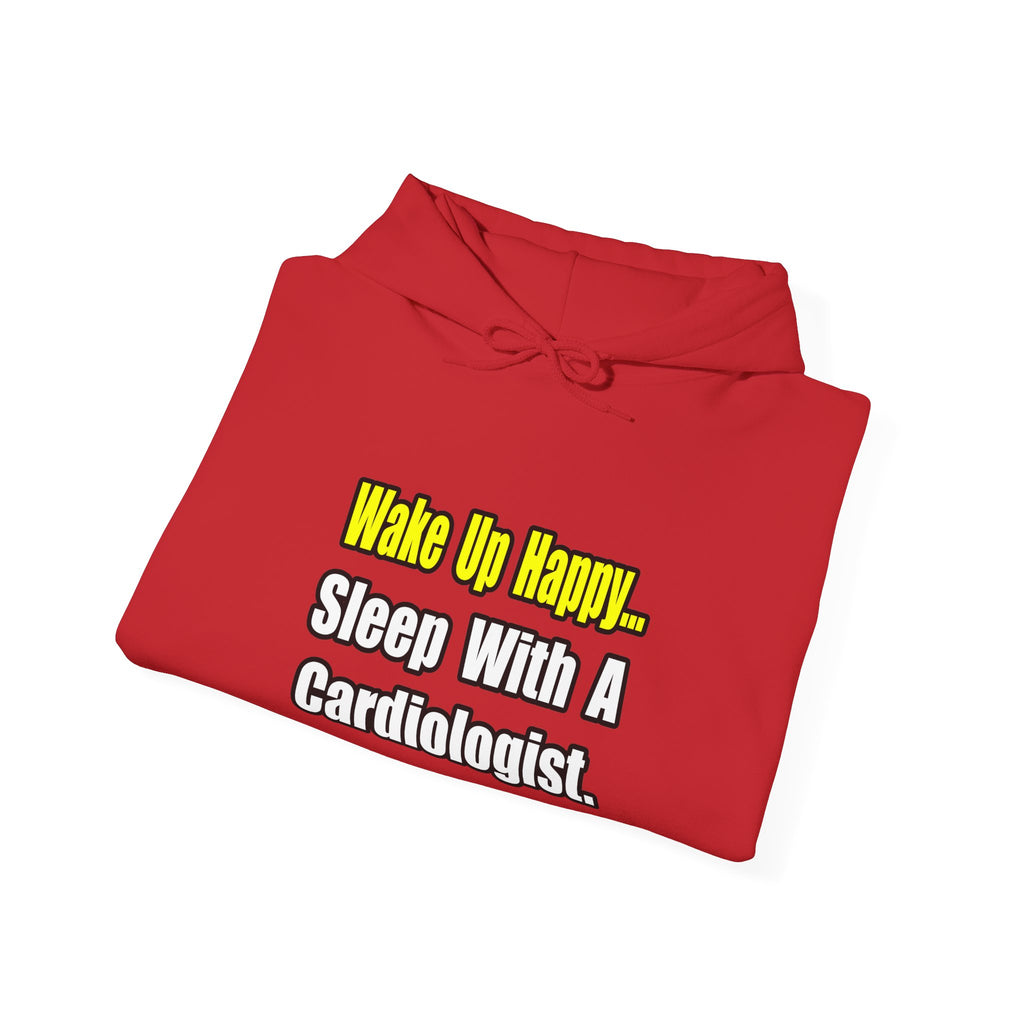 Sleep With a Cardiologist - Unisex Heavy Blend™ Hooded Sweatshirt