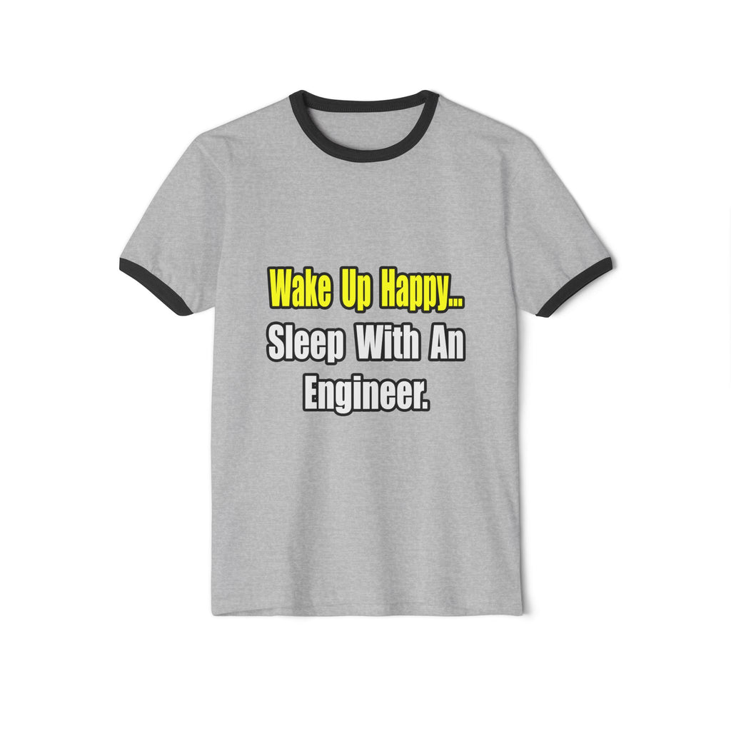 Sleep With Engineer - Unisex Cotton Ringer T-Shirt