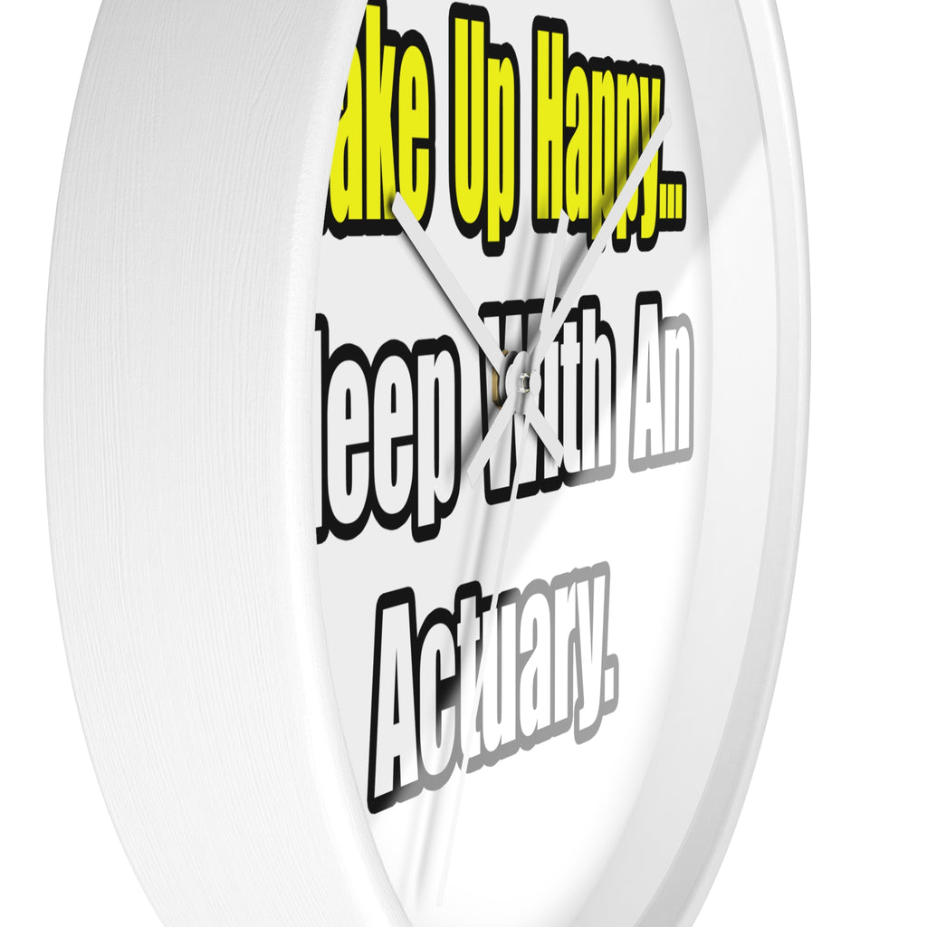 Sleep With an Actuary - Wall Clock