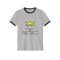 King of Litigation - Unisex Cotton Ringer T-Shirt