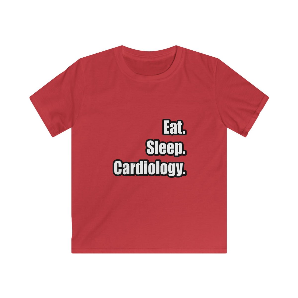 Eat. Sleep. Cardiology - Kids Softstyle Tee