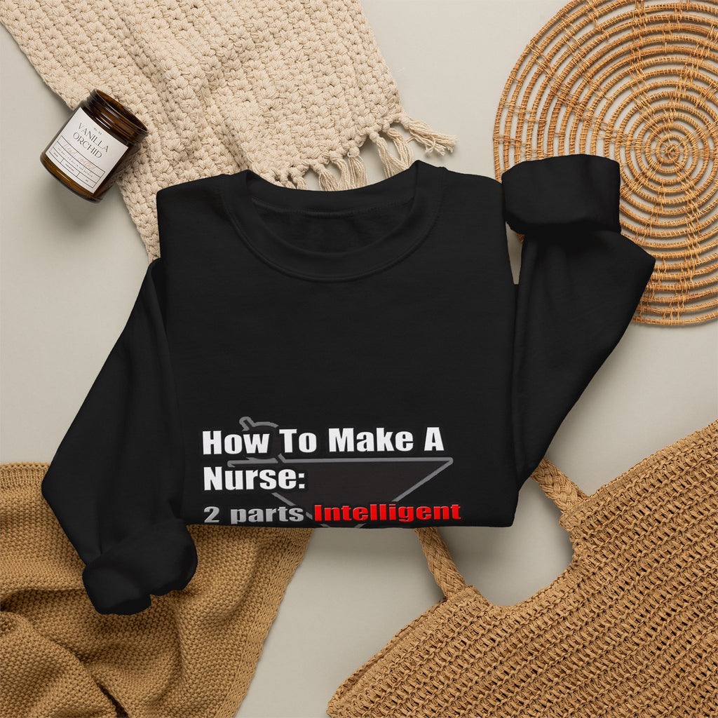 How To Make a Nurse - Unisex Heavy Blend™ Crewneck Sweatshirt