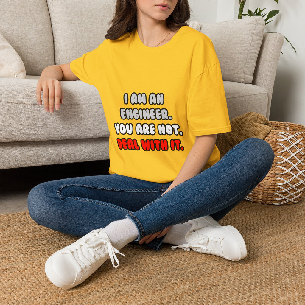 Deal With It ... Funny Engineer - Unisex Softstyle T-Shirt