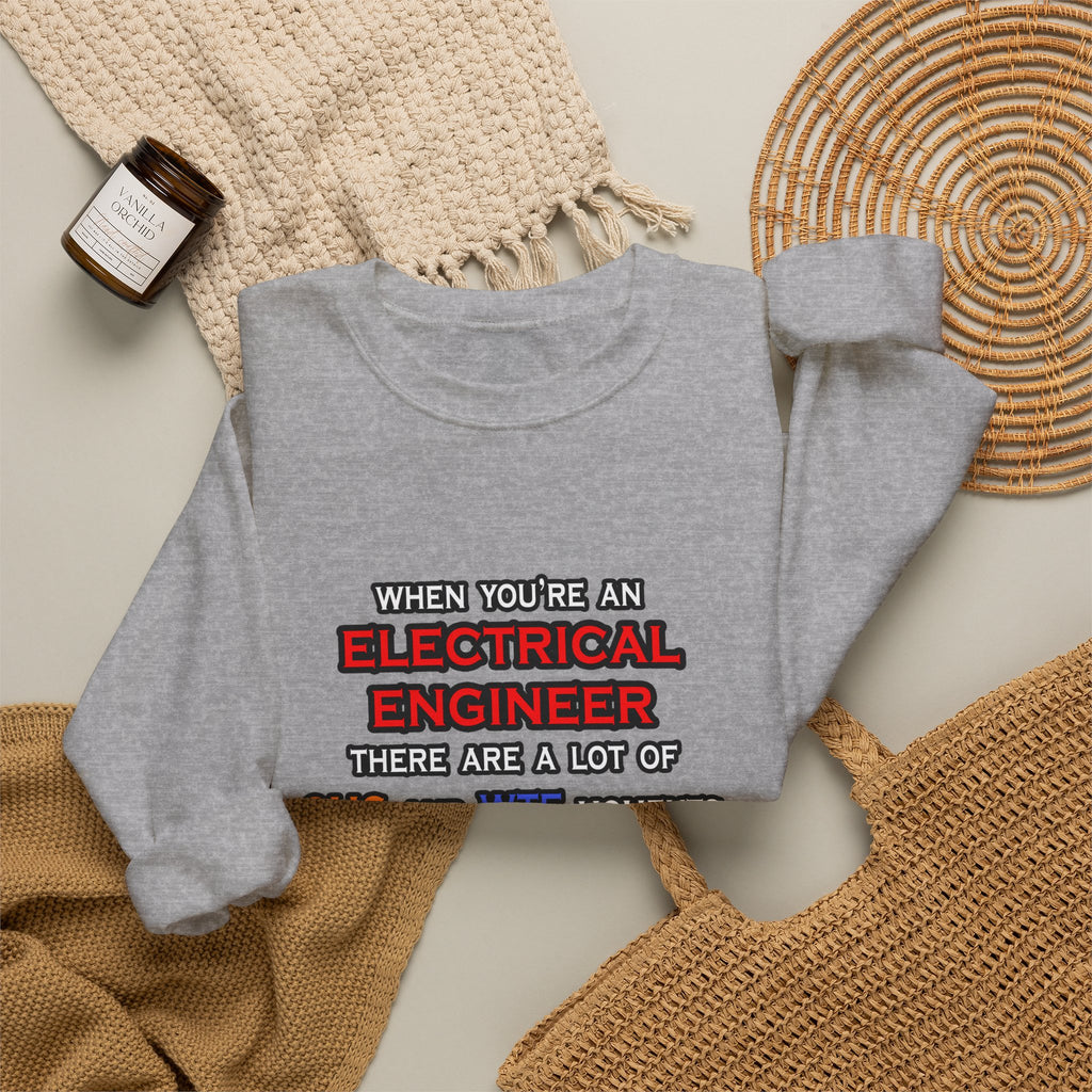 Funny Electrical Engineer ... OMG WTF LOL - Unisex Heavy Blend™ Crewneck Sweatshirt