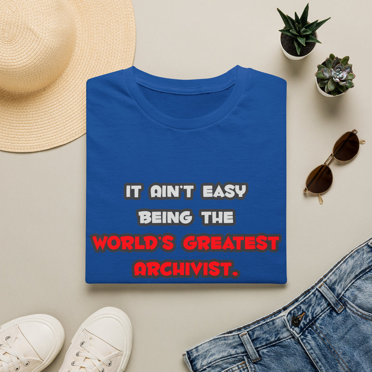 World's Greatest Archivist Joke - Unisex Softstyle T-Shirt