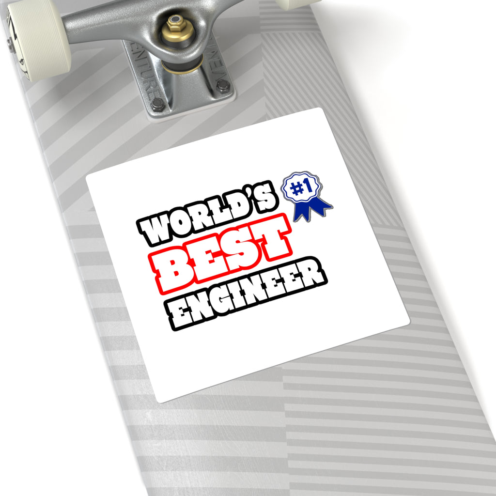 World's Best Engineer - Square Stickers