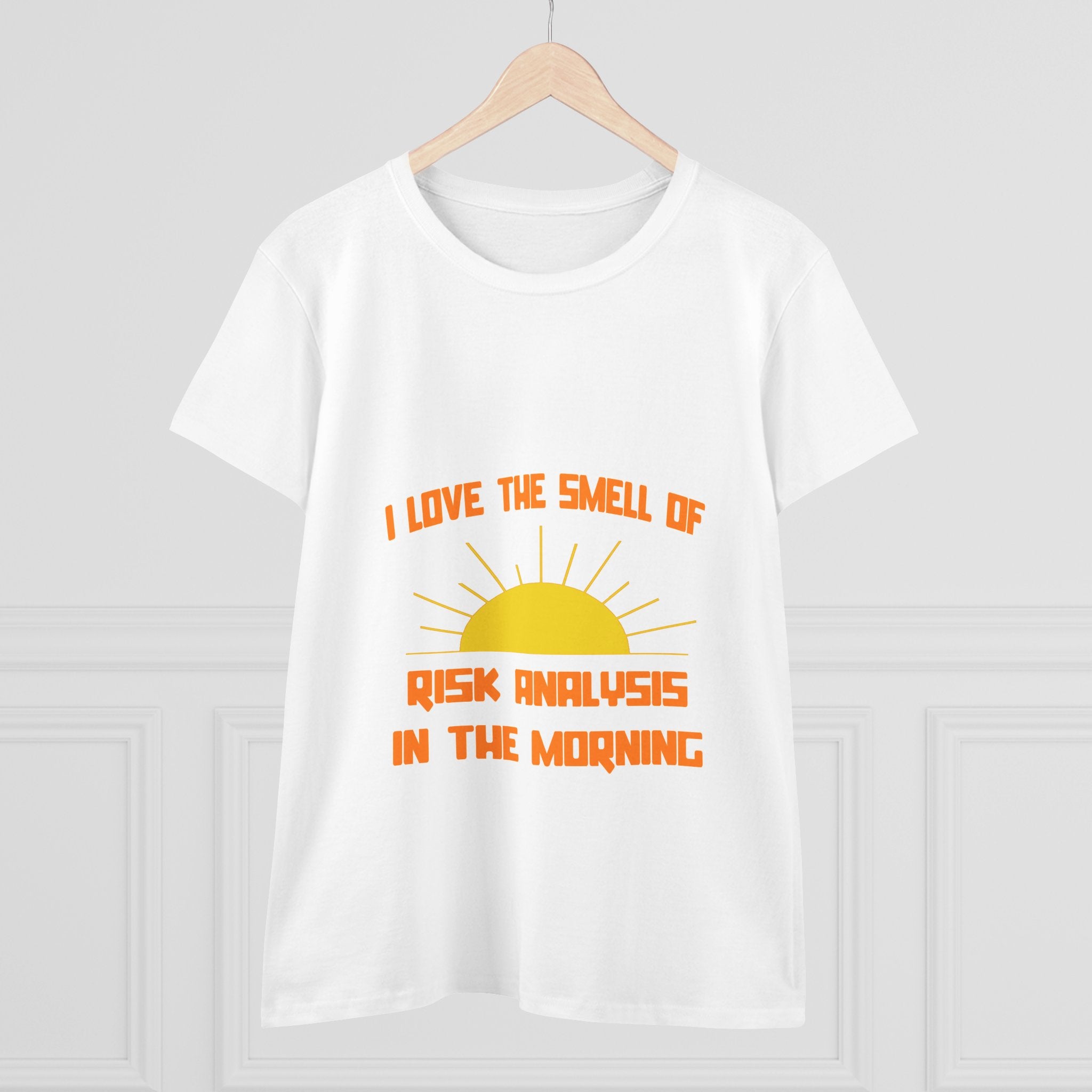 Smell of Risk Analysis in the Morning - Women's Midweight Cotton Tee
