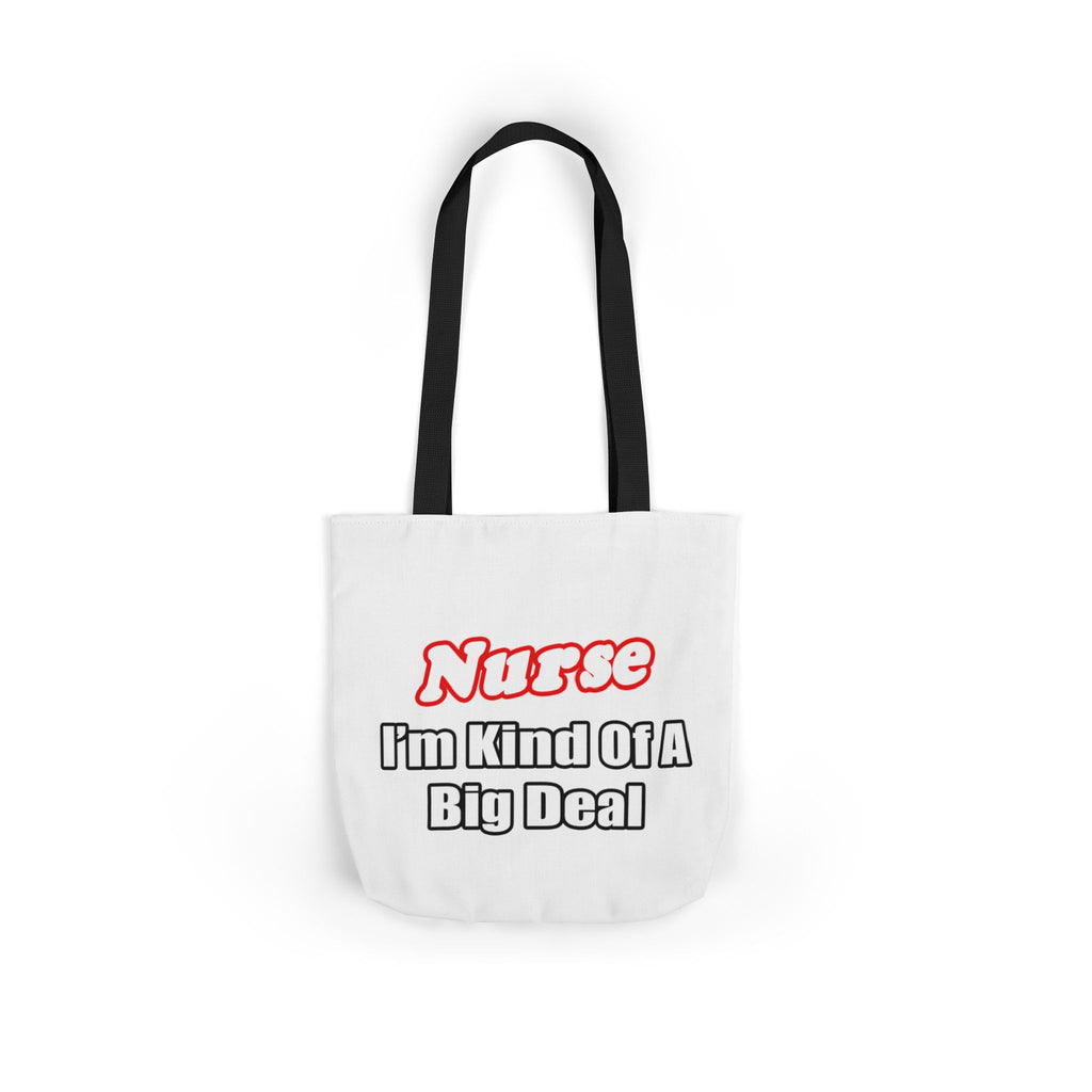 Nurse Big Deal - Canvas Tote Bag, 5-Color Straps