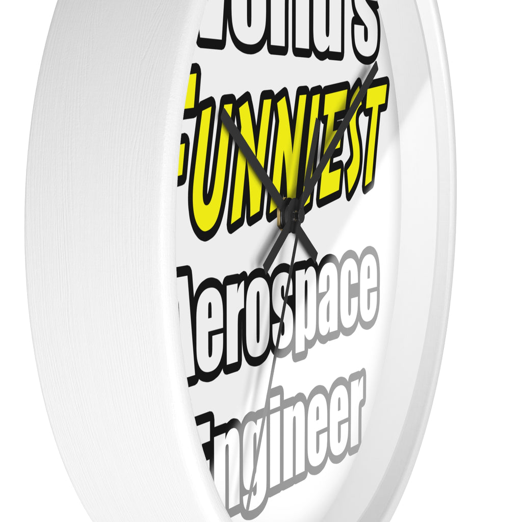 World's Funniest Aerospace Engineer - Wall Clock