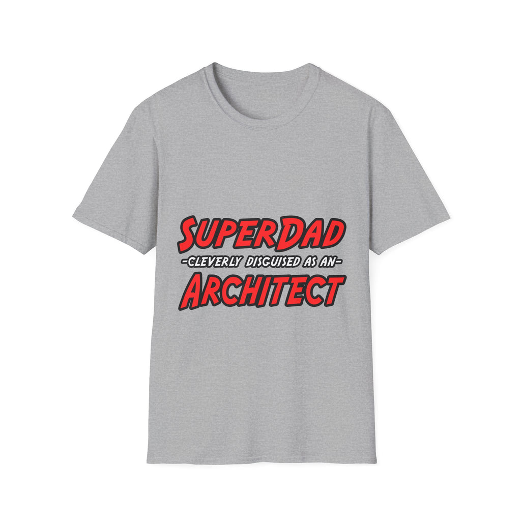 SuperDad...Architect - Unisex Softstyle T-Shirt