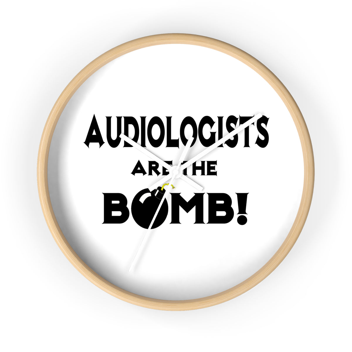 Audiologists Are The Bomb! - Wall Clock