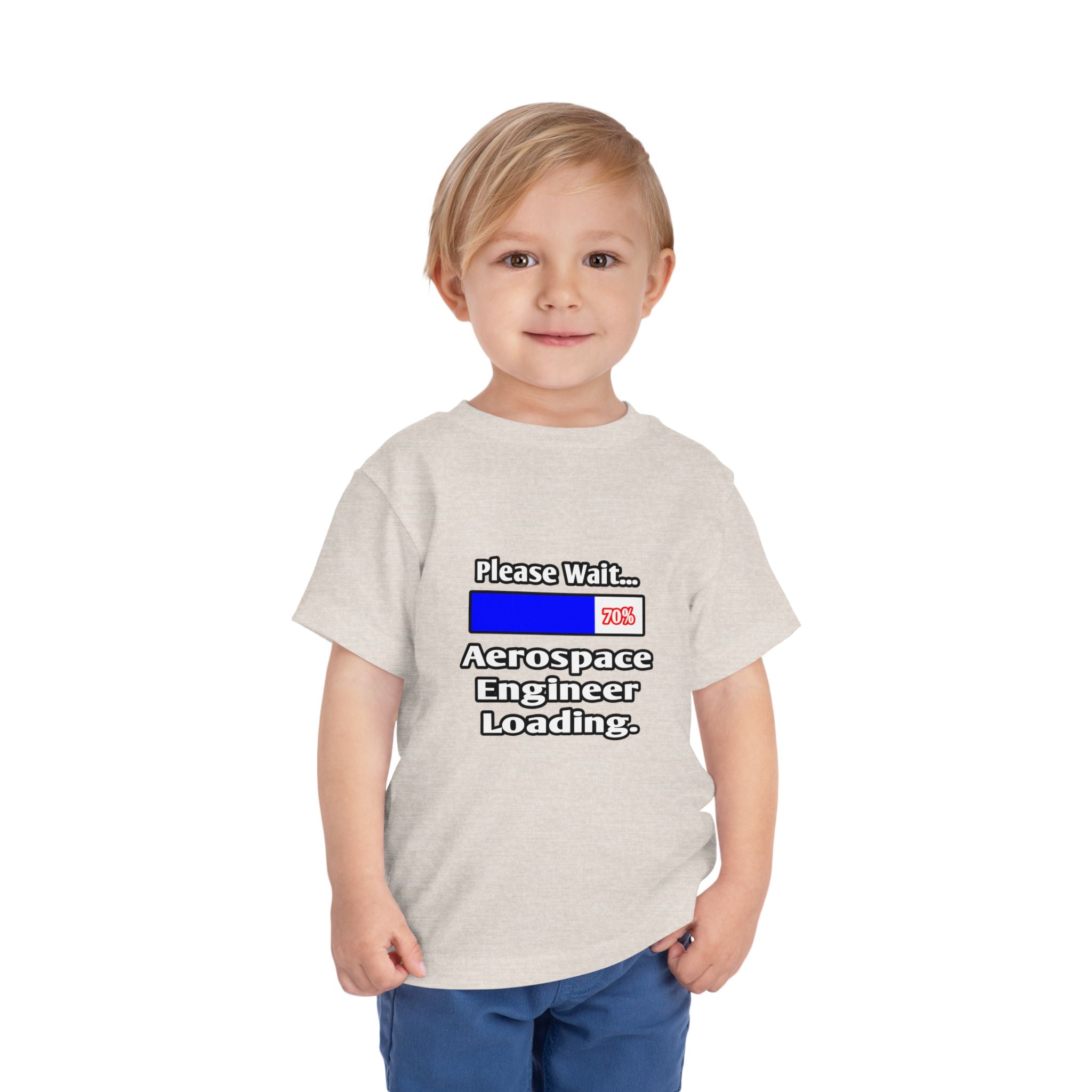 Please Wait...Aerospace Engineer Loading - Toddler Short Sleeve Tee