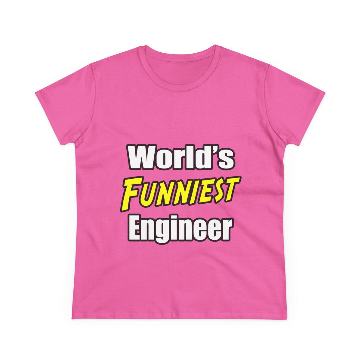 World's Funniest Engineer - Women's Midweight Cotton Tee