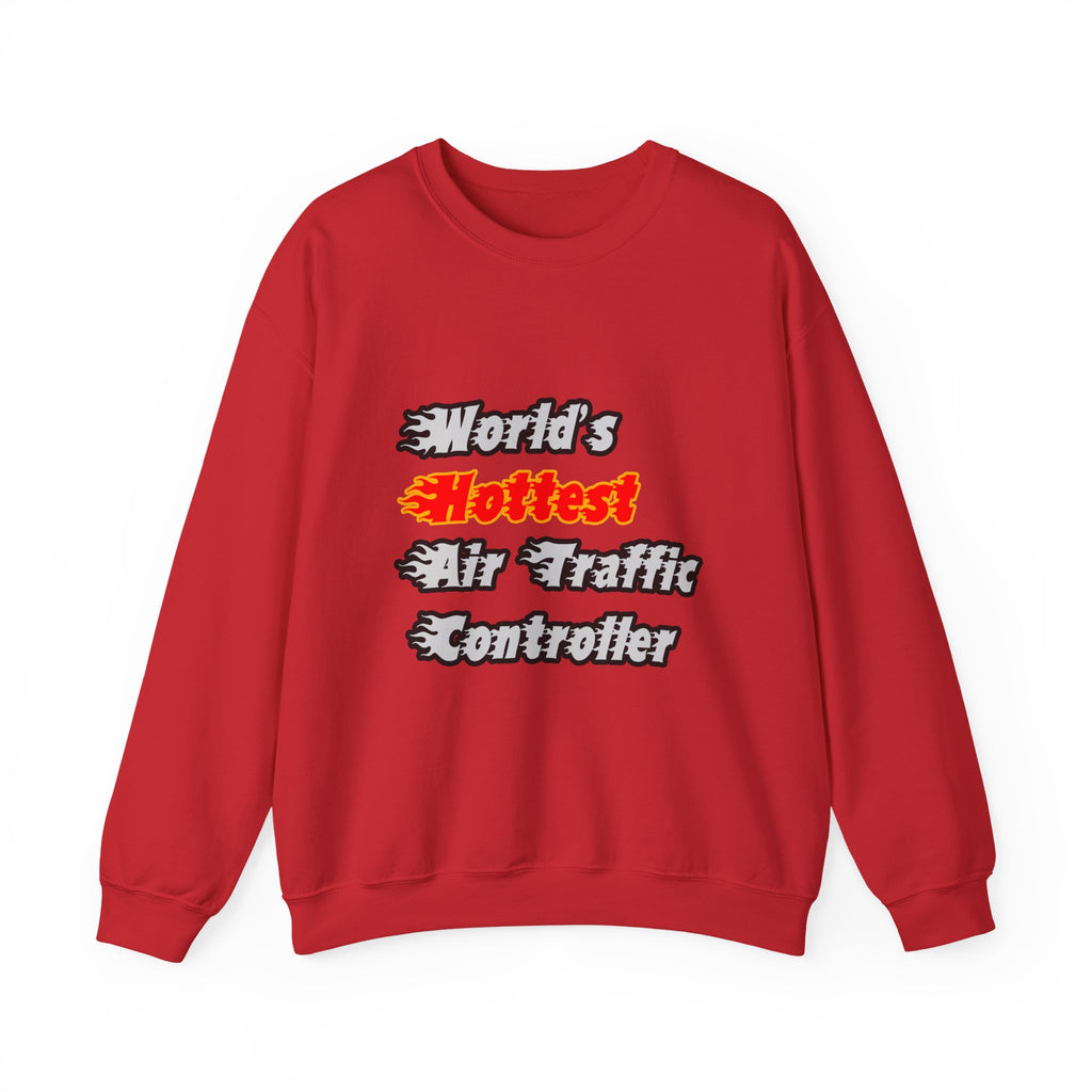World's Hottest Air Traffic Controller - Unisex Heavy Blend™ Crewneck Sweatshirt