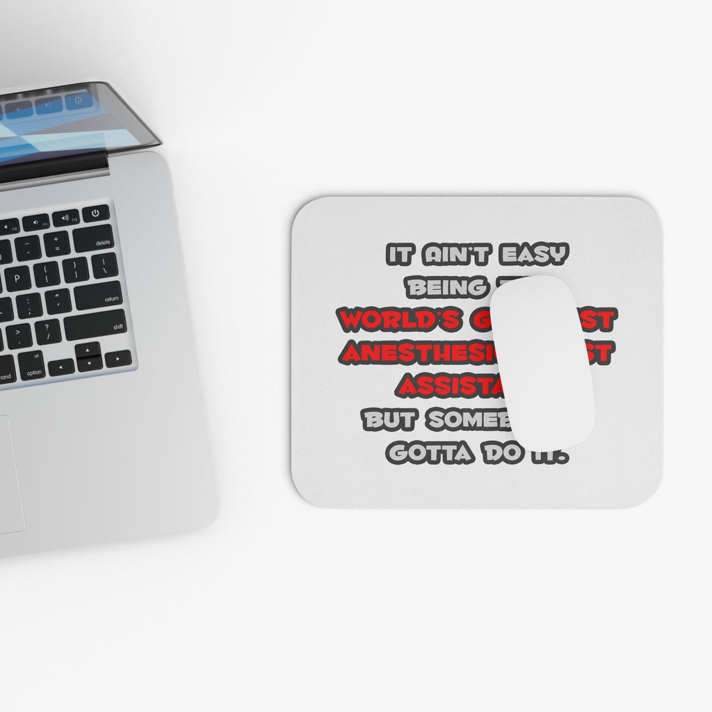 World's Greatest Anesthesiologist Asst Joke - Mouse Pad (Rectangle)
