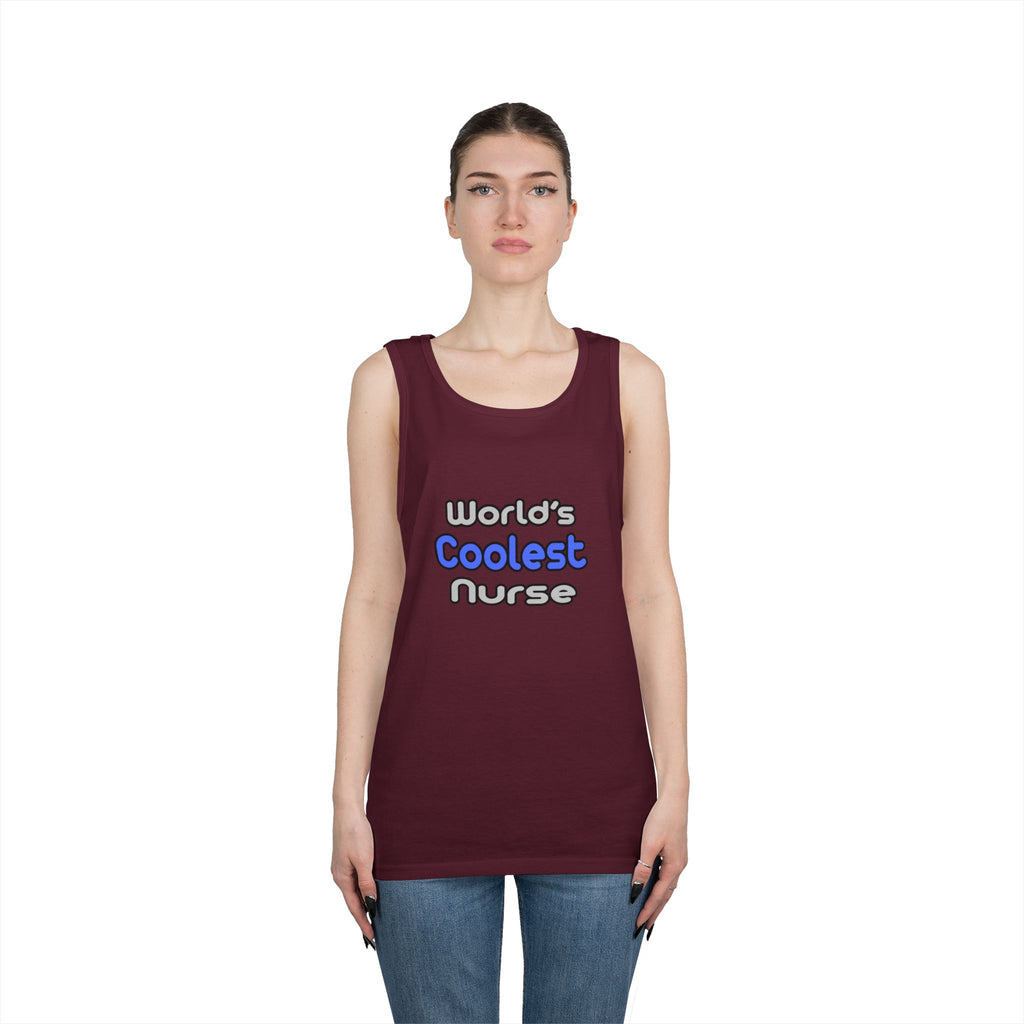 World's Coolest Nurse - Unisex Heavy Cotton Tank Top