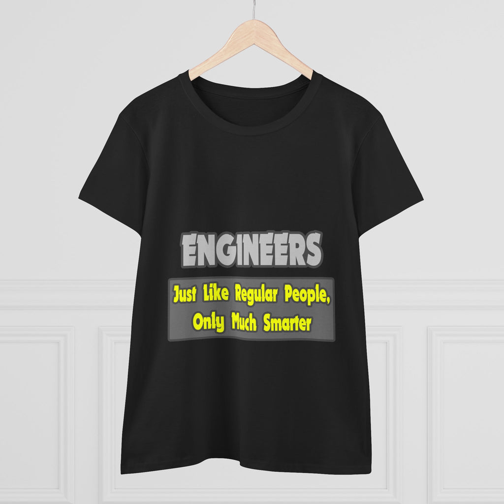 Engineers...Smarter - Women's Midweight Cotton Tee