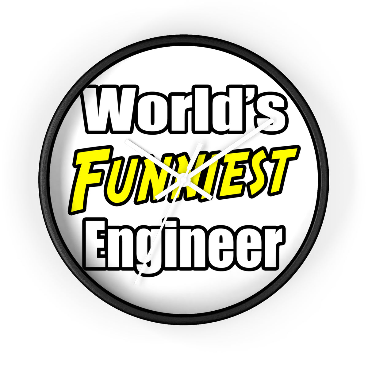 World's Funniest Engineer - Wall Clock