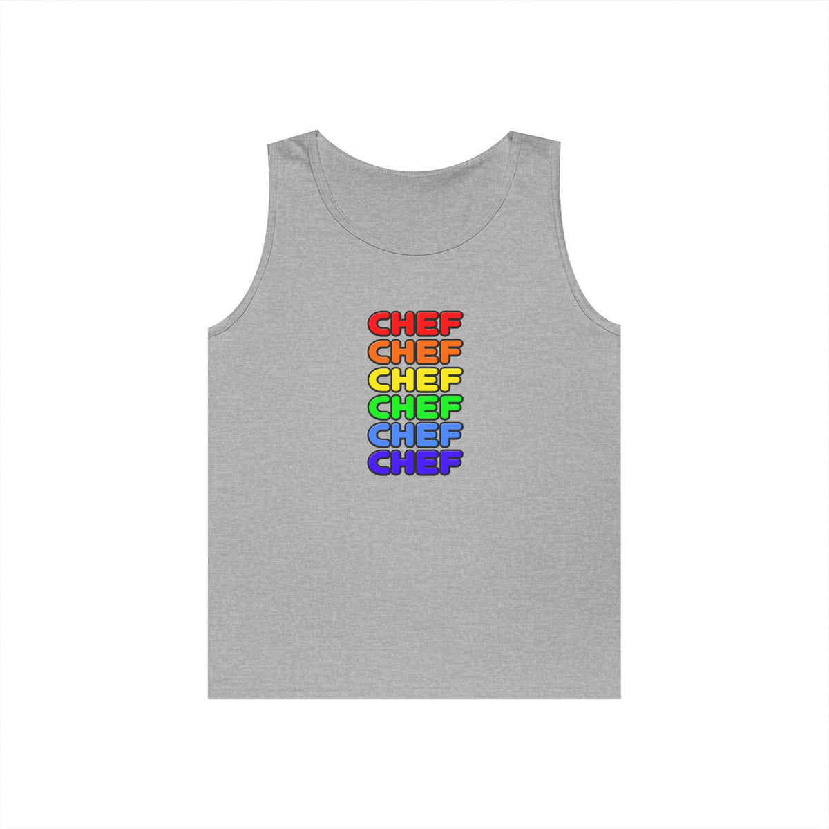 Rainbow Chef - Unisex Heavy Cotton Tank Top