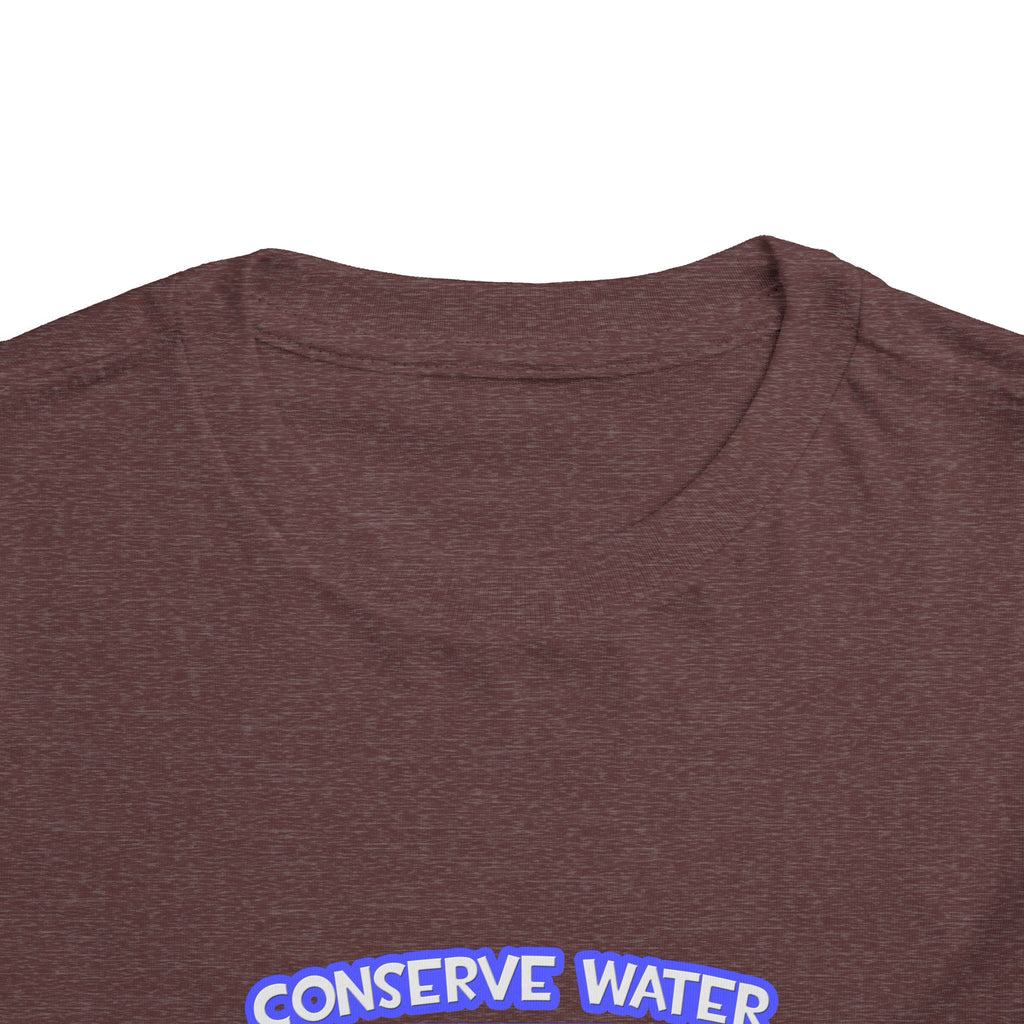 Conserve Water .. Shower With Aerospace Engineer - Toddler Short Sleeve Tee