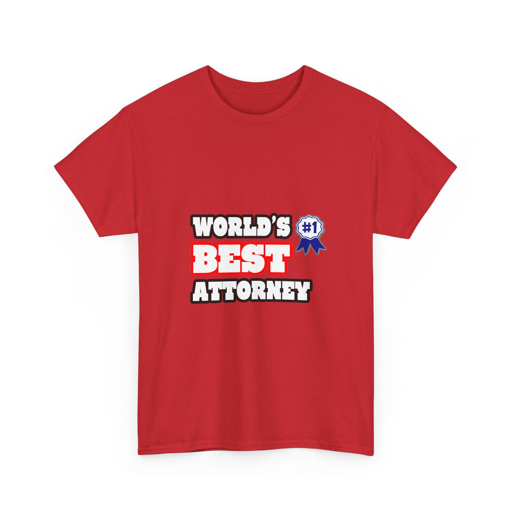 World's Best Attorney - Unisex Heavy Cotton Tee