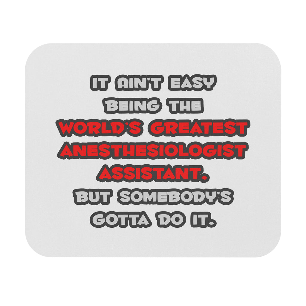 World's Greatest Anesthesiologist Asst Joke - Mouse Pad (Rectangle)