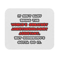 World's Greatest Anesthesiologist Asst Joke - Mouse Pad (Rectangle)