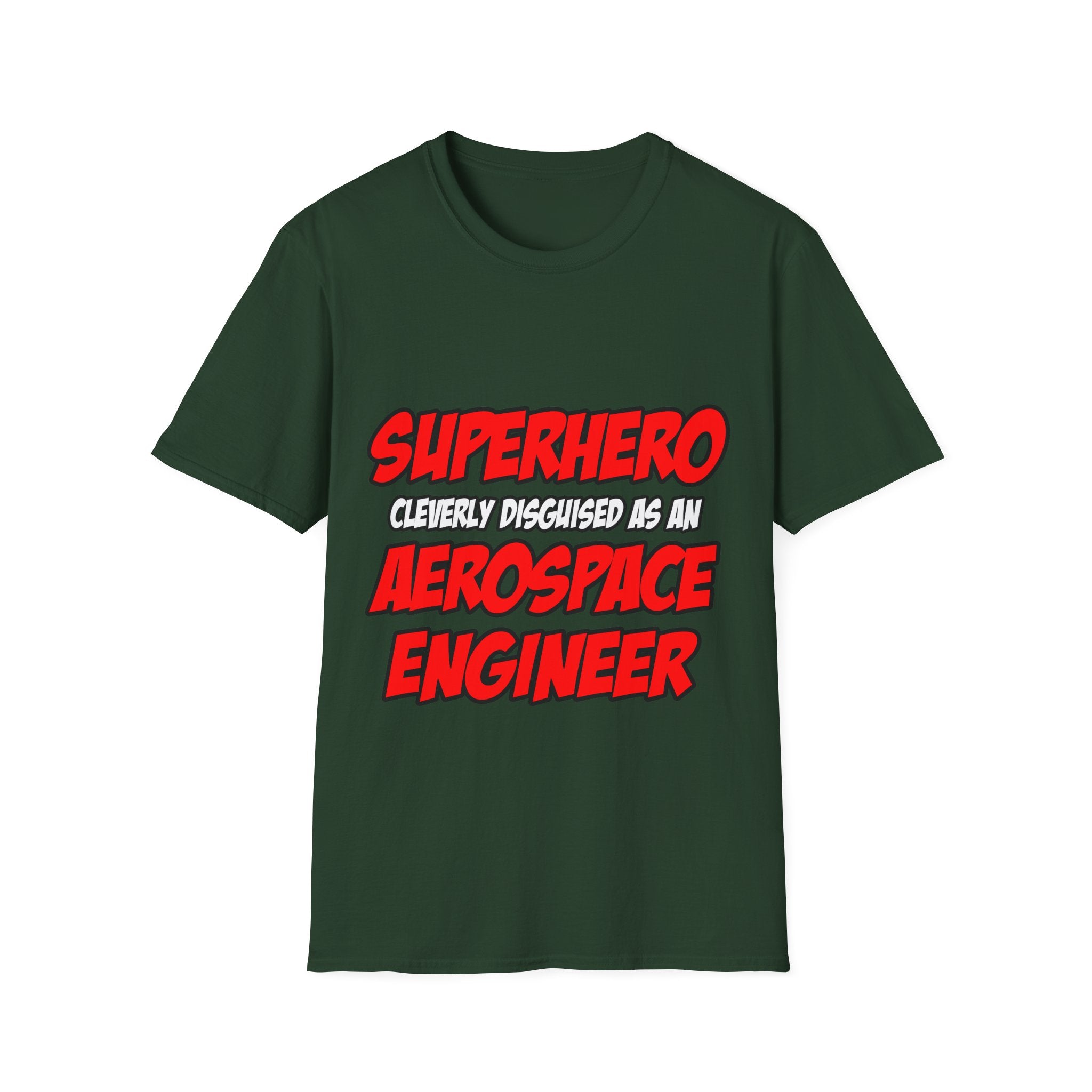 Superhero...Aerospace Engineer - Unisex Softstyle T-Shirt