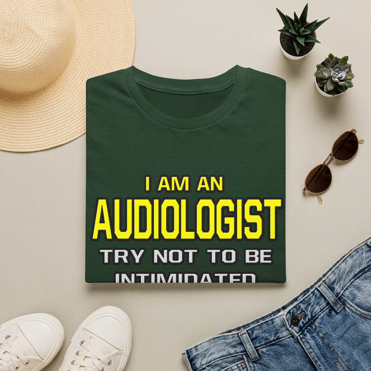 Audiologist...Superior Intelligence - Unisex Softstyle T-Shirt