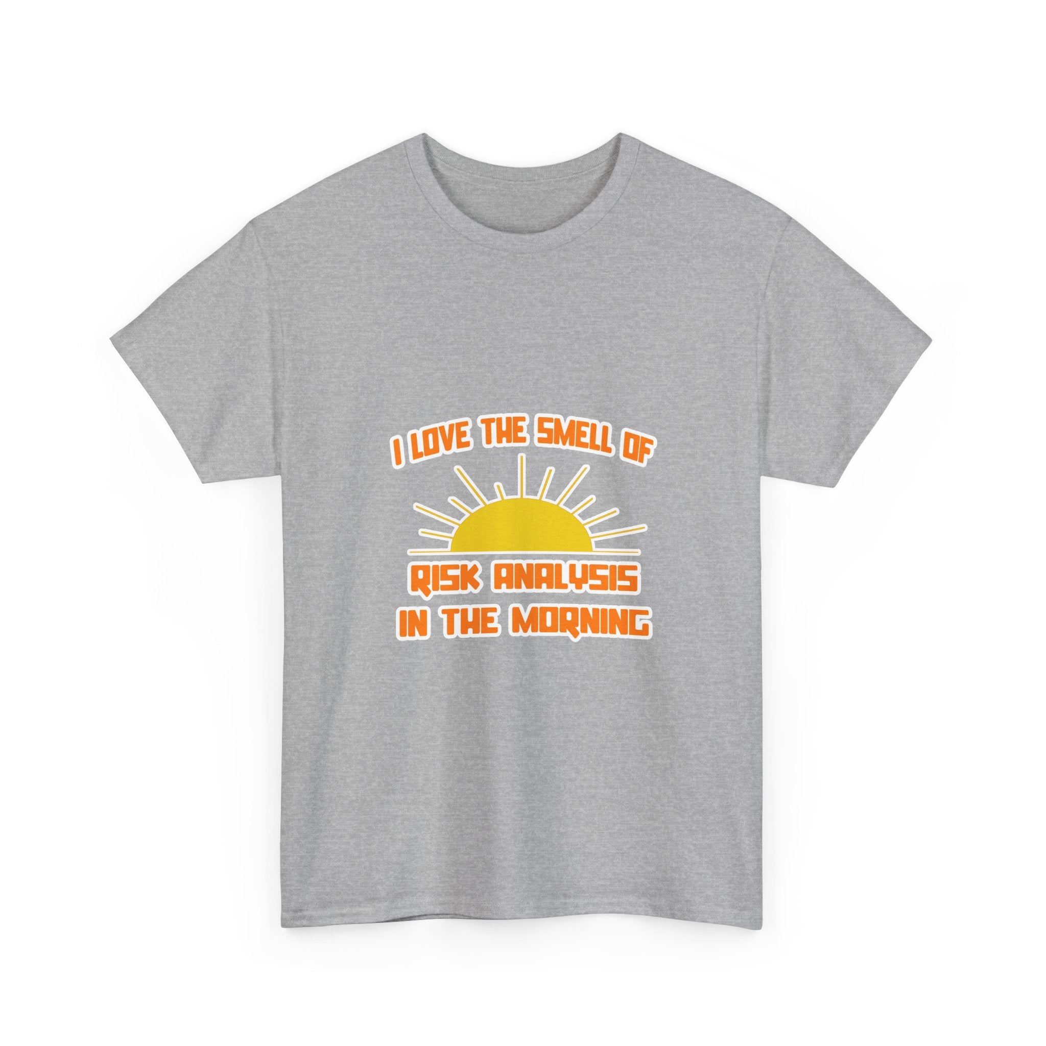 Smell of Risk Analysis in the Morning - Unisex Heavy Cotton Tee