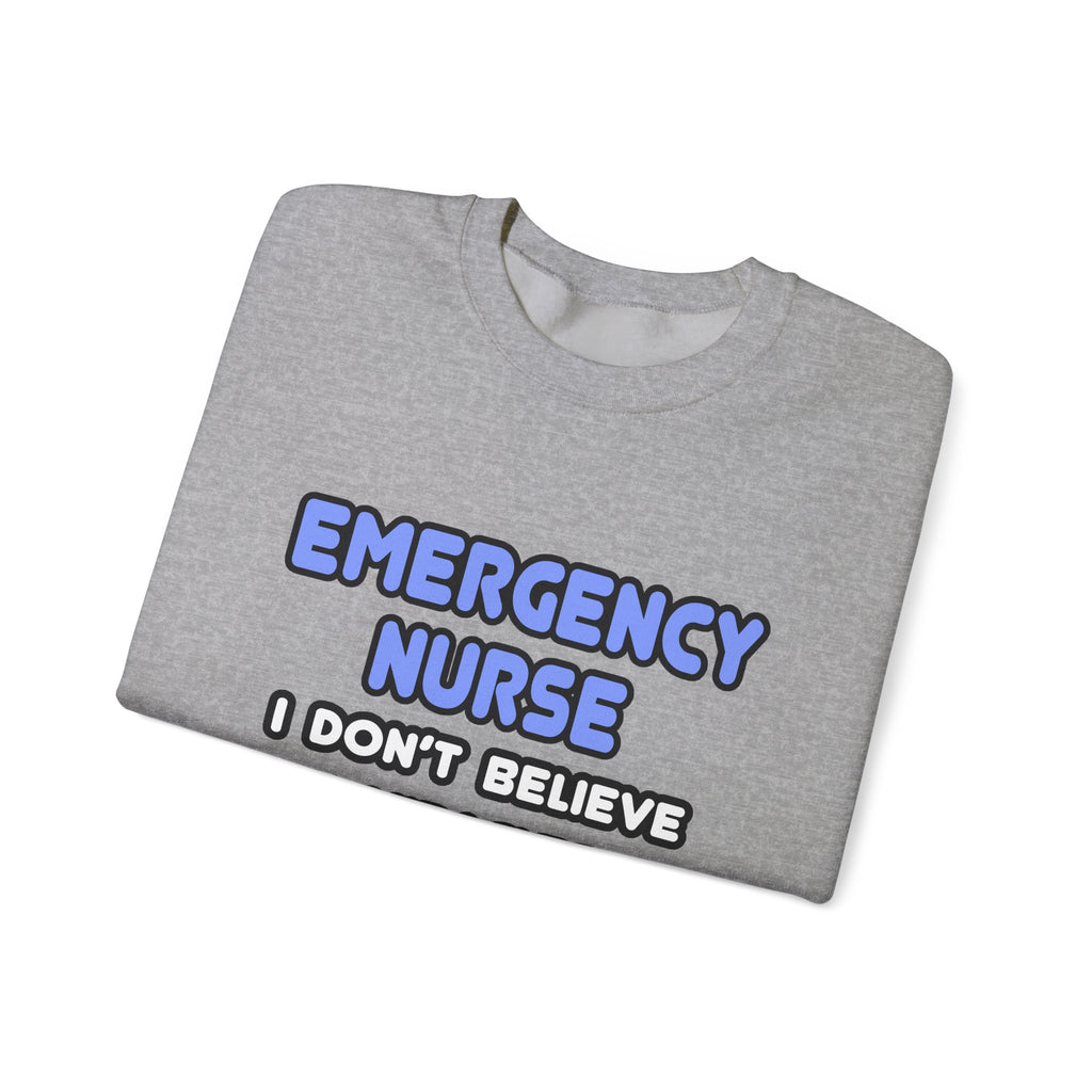Miracles and Emergency Nurses - Unisex Heavy Blend™ Crewneck Sweatshirt
