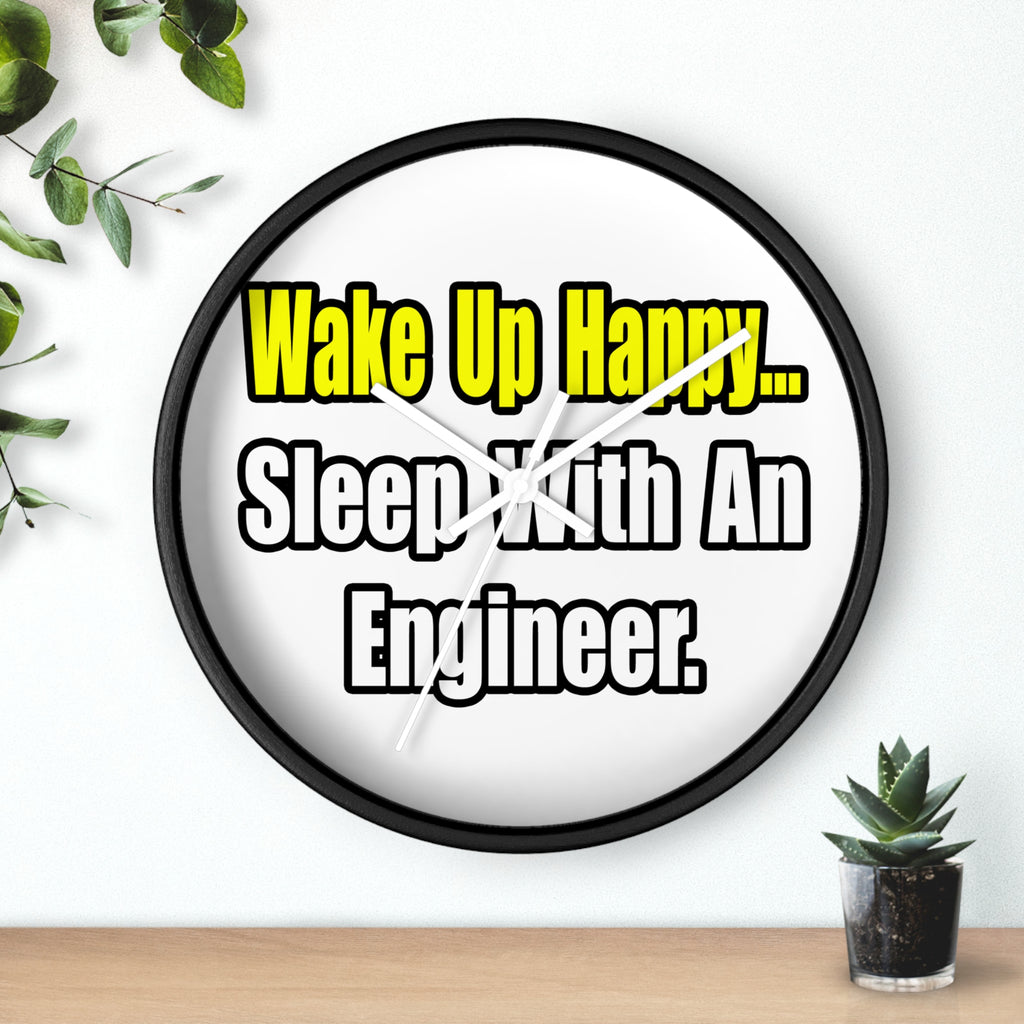 Sleep With Engineer - Wall Clock