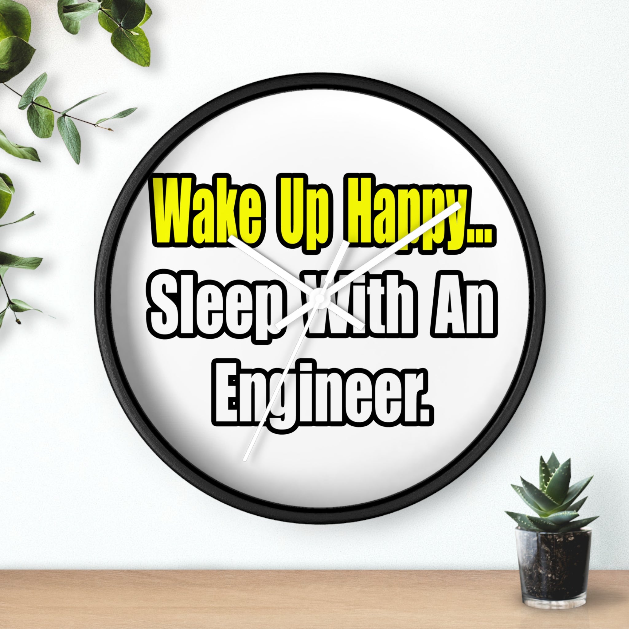 Sleep With Engineer - Wall Clock
