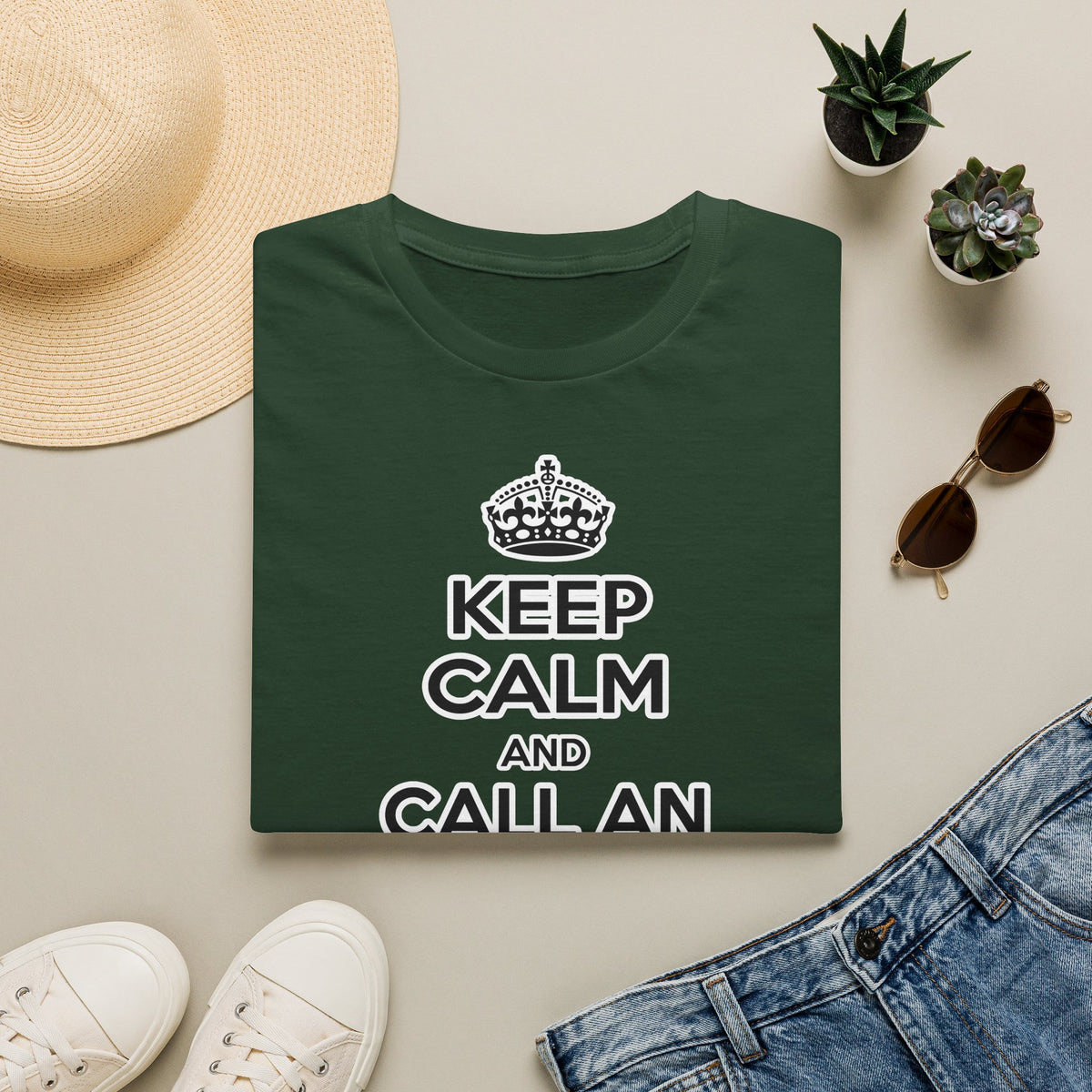 Keep Calm and Call an Athletic Trainer - Unisex Softstyle T-Shirt