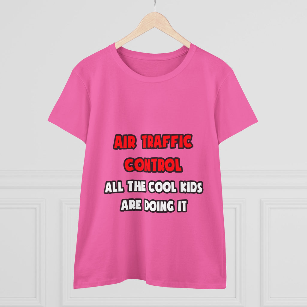 Funny Air Traffic Controller Shirts - Women's Midweight Cotton Tee